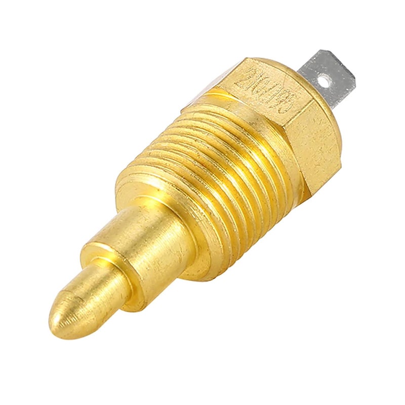 Klanata Fan Thermostat Temperature Switch, 210 to 195 Degree Electric Engine Radiator Fan Sensor Switch, Fan Thermostat Switch for 10" 12" 14" 16" Fan (Without Pipe Thread) - Image 1